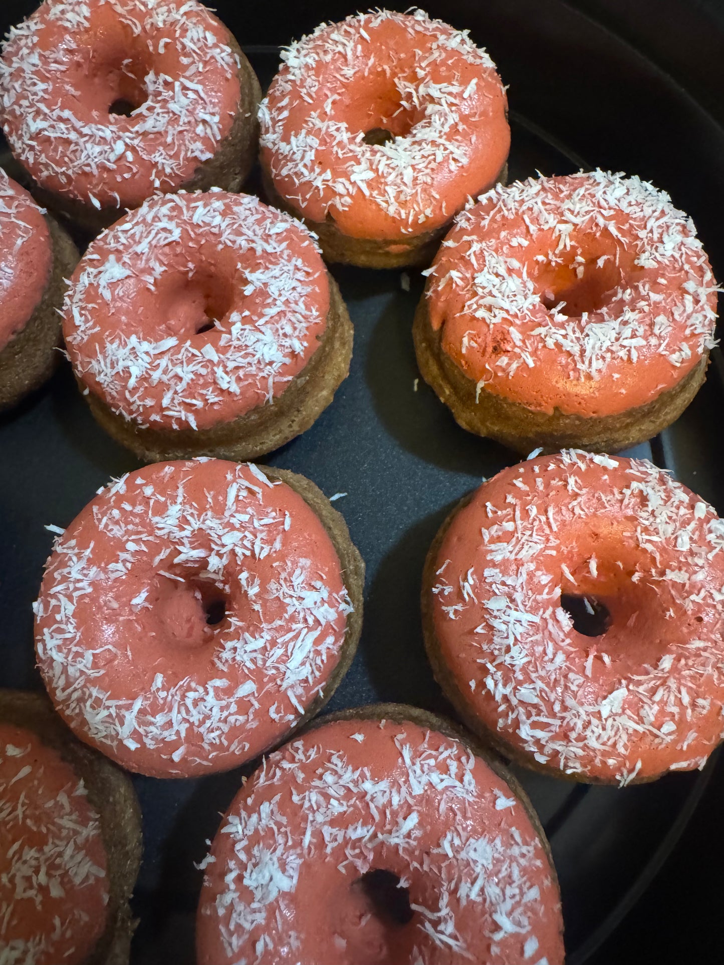 Almond Butter Turkey Bacon Doggy Donuts