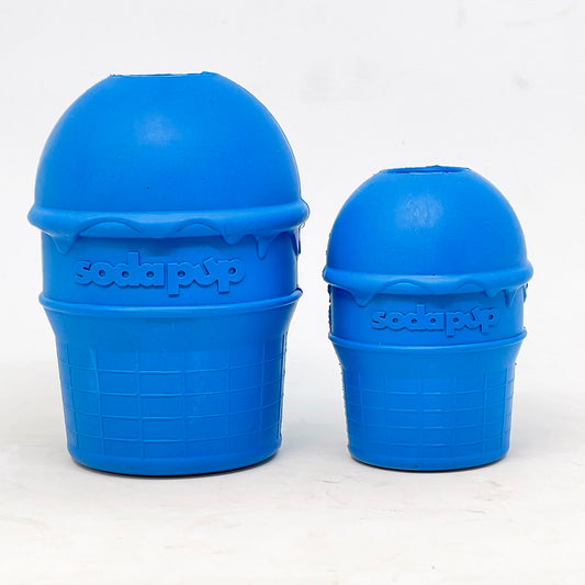 Ice Cream Cone Durable Chew Toy & Treat Dispenser image 0