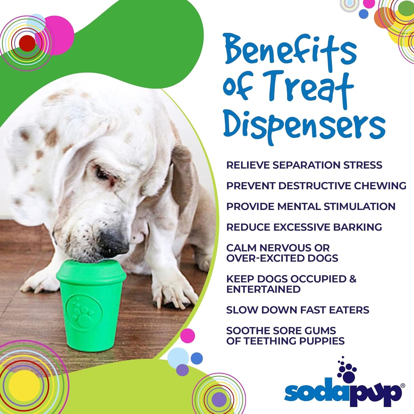 Sodapup Coffee Treat Dispenser & Chew Toy