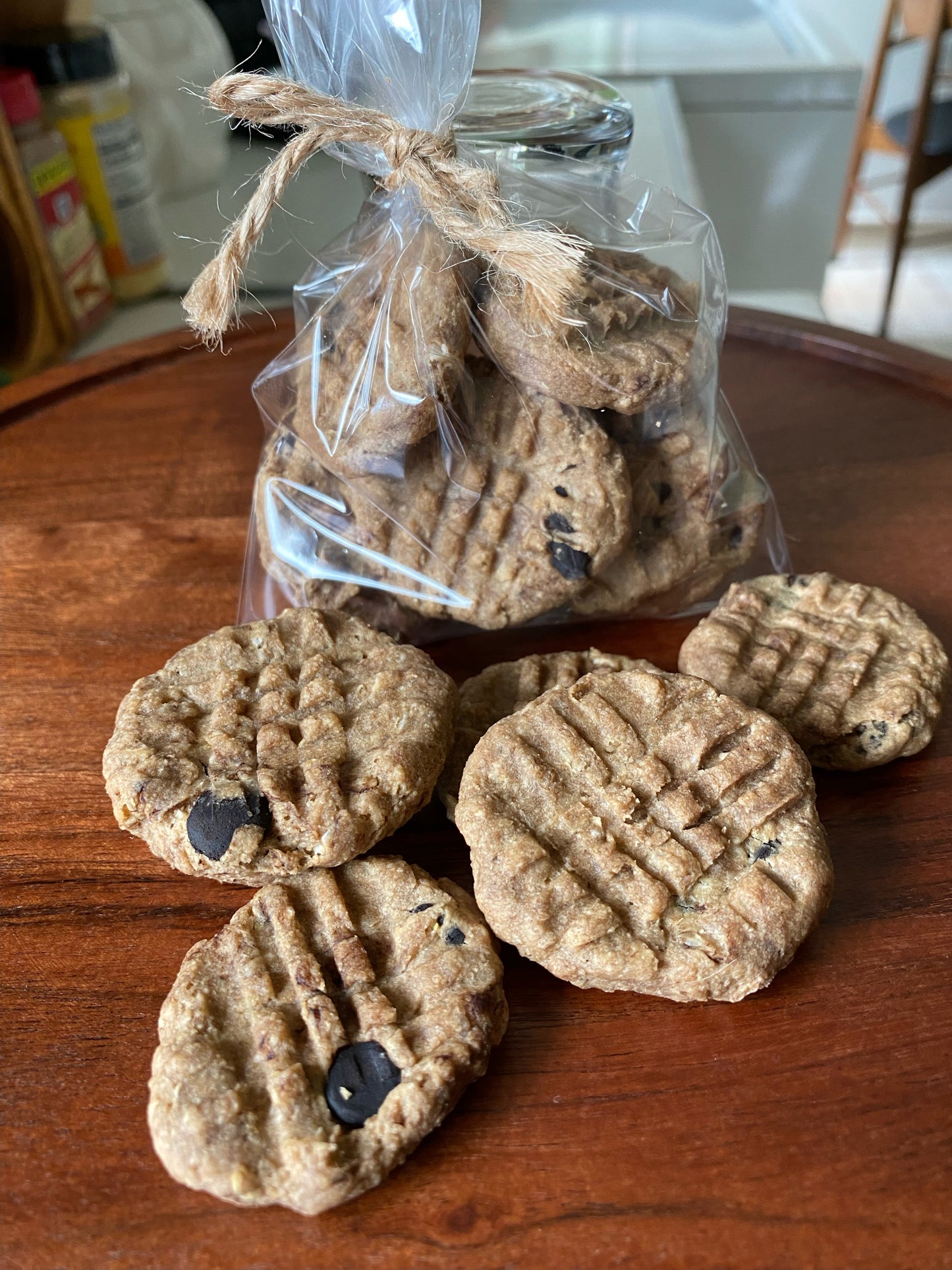 Peanut Butter Carob Chip Cookies image 0